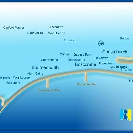 Bournecoast - Stylish Flat With Balcony - Sea Glimpses - 10 Min Walk To Beach - Parking - Wifi - Fm8405 Bournemouth Zewnętrze zdjęcie